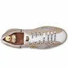 New Harris Shoes 1913 Harris Firenze 1913 Premium Leather Sneakers Beige