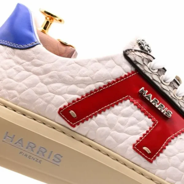 harris_firenze__premium_l_3.webp Sale Harris Shoes 1913 Harris Firenze 1913 Premium Leather Details Low-Top Sneakers White