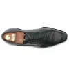 Outlet Harris Shoes 1913 Harris Firenze 1913 Premium Ostrich Leather Oxford Shoes Green