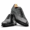 Outlet Harris Shoes 1913 Harris Firenze 1913 Premium Ostrich Leather Oxford Shoes Green