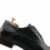 Outlet Harris Shoes 1913 Harris Firenze 1913 Premium Ostrich Leather Oxford Shoes Green