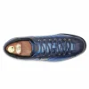 New Harris Shoes 1913 Harris Firenze 1913 Quilted Stitching Leather Sneakers Blue