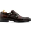 Cheap Harris Shoes 1913 Harris Firenze 1913 Shaded Double Monk Strap Brown