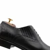 Cheap Harris Shoes 1913 Harris Firenze 1913 Slip-On Mit Brogue Verzierungen Oxford Black