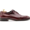 Outlet Harris Shoes 1913 Harris Firenze 1913 Stringed Leather Eel Oxford Bordeaux