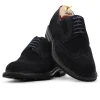 New Harris Shoes 1913 Harris Firenze 1913 Suede Brogue Derby Navy Blue NavyBlue