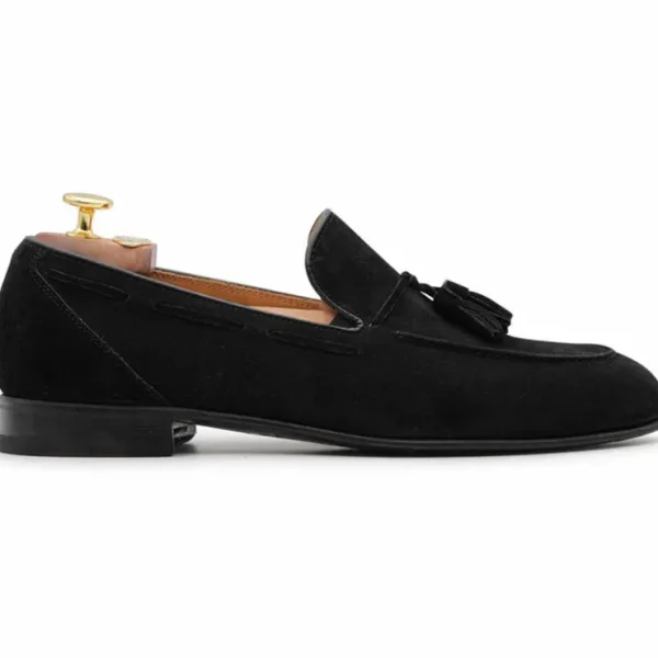 Store Harris Shoes 1913 Harris Firenze 1913 Suede Leather Moccasin Black