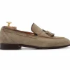 Flash Sale Harris Shoes 1913 Harris Firenze 1913 Suede Leather Moccasin Beige