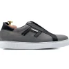 Clearance Harris Shoes 1913 Harris Firenze 1913 Suede Sneakers Grey