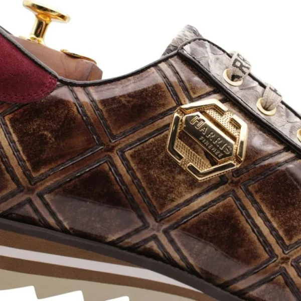 harris_firenze__vintage_p_3.webp Best Harris Shoes 1913 Harris Firenze 1913 Vintage Print Sneakers Merrone