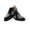 Online Harris Shoes 1913 Calfskin Cap Toe Shoes Nero