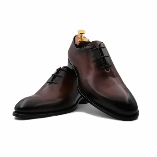 Cheap Harris Shoes 1913 Leather Wholecut Oxfords Marrone