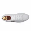 Best Sale Harris Shoes 1913 Natural Python Leather Sneakers White