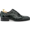 Shop Harris Shoes 1913 Ostrich Stringed Shoes Petroleum