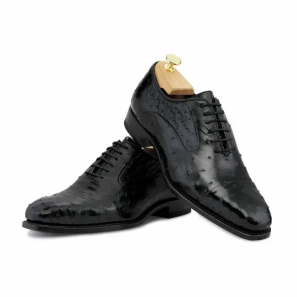 harris_shoes__ostrich_str_2.webp Discount Harris Shoes 1913 Ostrich Stringed Shoes Nero