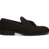 Outlet Harris Shoes 1913 Suede Tassel Moccasin Marrone