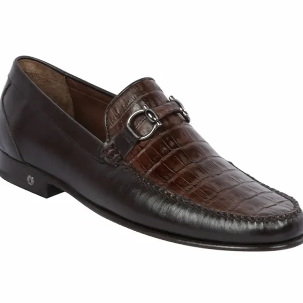 lombardy_belly_caiman_amp_0-1.webp Outlet Lombardy Belly Caiman & Calfskin Bit Loafers Brown