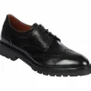 Sale Lombardy Calfskin Wingtip Dress Shoes Laces Black