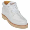 Shop Los Altos Boots Los Altos Caiman & Ostrich Casual Shoes White