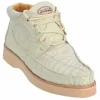 Fashion Los Altos Boots Los Altos Caiman Belly & Ostrich Casual Shoes Winter White WinterWhite