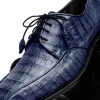 Flash Sale Los Altos Boots Los Altos Caiman Belly Bicycle Toe Shoes Navy Blue