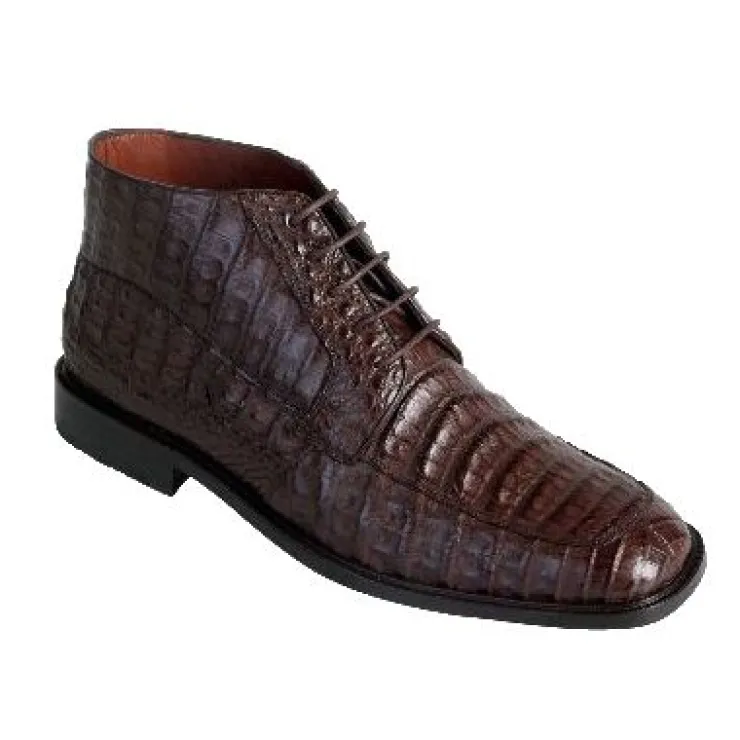 Store Los Altos Boots Los Altos Caiman Belly Boots Brown