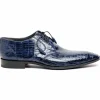 Flash Sale Los Altos Boots Los Altos Caiman Belly Derby Shoes Faded Navy