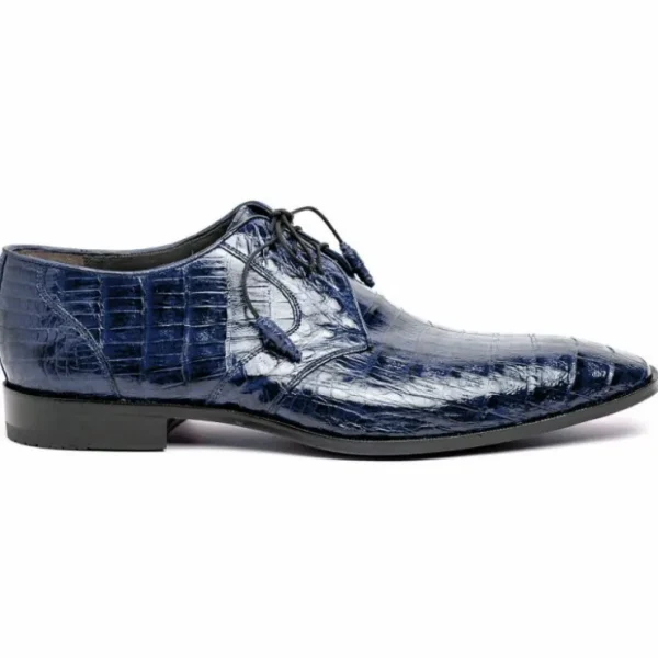 Flash Sale Los Altos Boots Los Altos Caiman Belly Derby Shoes Faded Navy