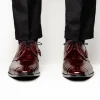 Hot Los Altos Boots Los Altos Caiman Belly Derby Shoes Burgundy