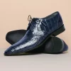 Flash Sale Los Altos Boots Los Altos Caiman Belly Derby Shoes Faded Navy