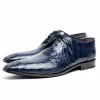 Flash Sale Los Altos Boots Los Altos Caiman Belly Derby Shoes Faded Navy