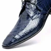 Flash Sale Los Altos Boots Los Altos Caiman Belly Derby Shoes Faded Navy