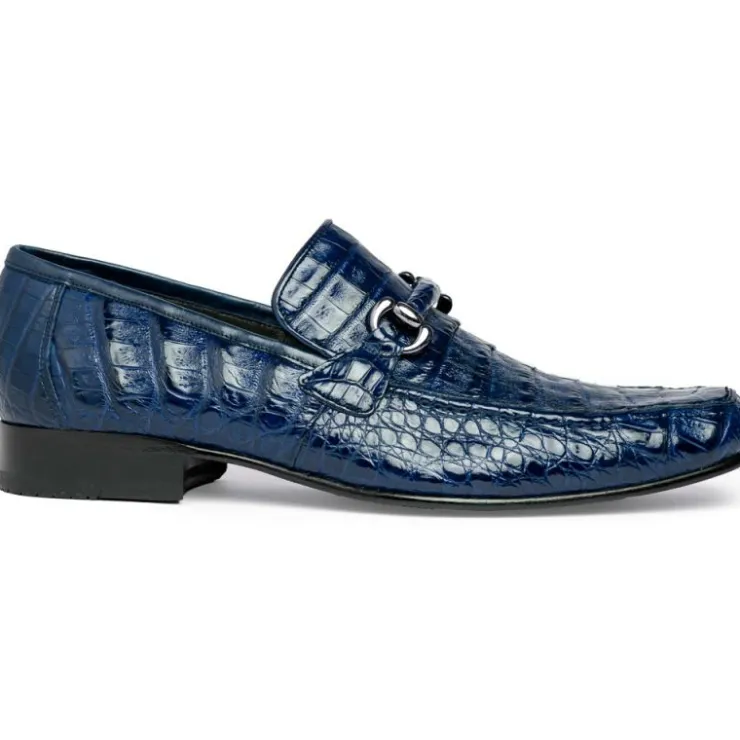 Store Los Altos Boots Los Altos Caiman Bit Loafers Navy