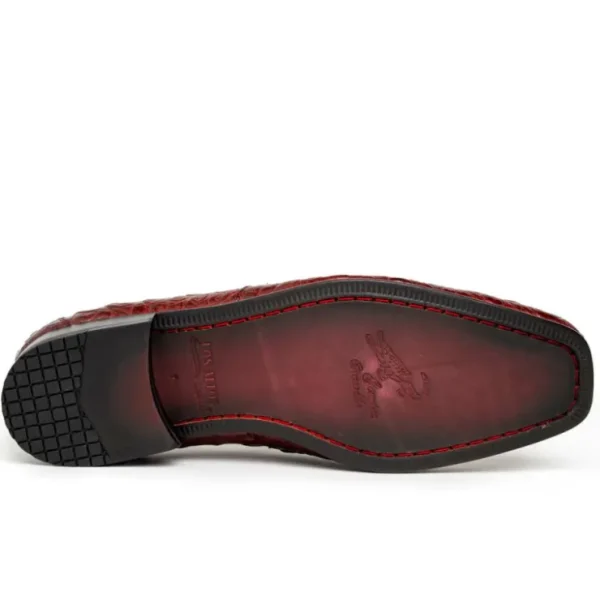 Store Los Altos Boots Los Altos Caiman Bit Loafers Burgundy