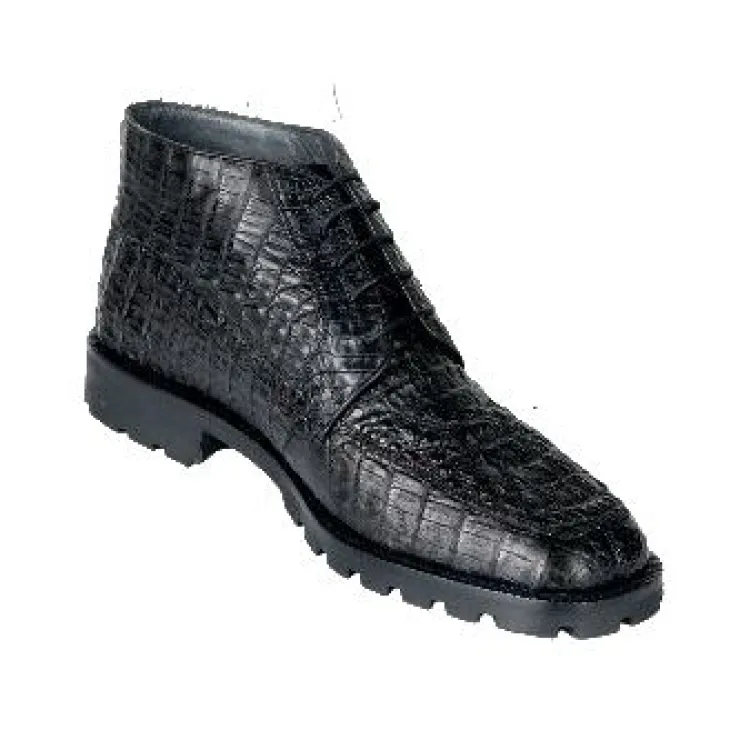 Hot Los Altos Boots Los Altos Caiman Hornback Boots Black