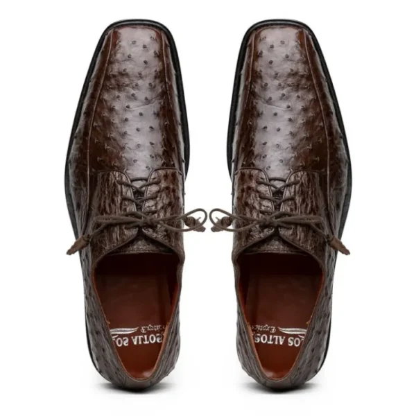 los_altos_ostrich_bicycle_4-1.webp Flash Sale Los Altos Boots Los Altos Ostrich Bicycle Toe Shoes Brown