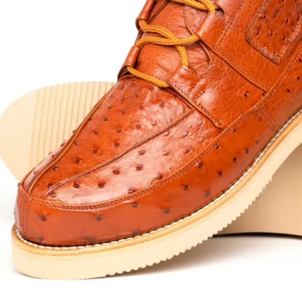 Hot Los Altos Boots Los Altos Ostrich Casual Shoes Cognac