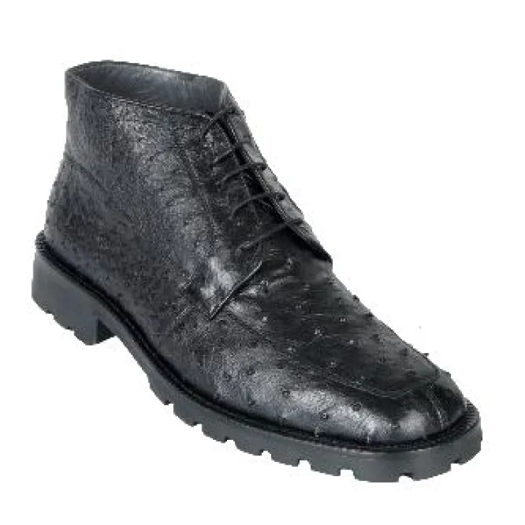 New Los Altos Boots Los Altos Ostrich Quill Boots Black