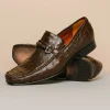 Store Los Altos Boots Los Altos Ostrich Quill Bit Loafers Brown