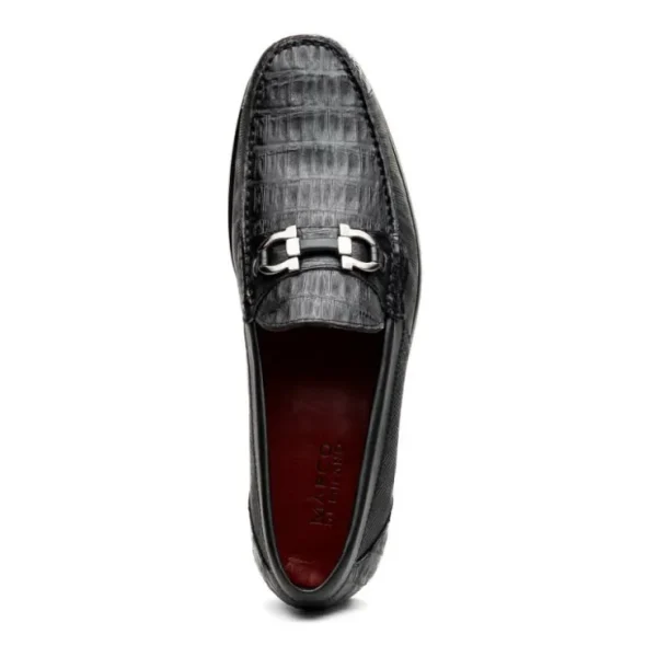 marco_di_milano_adro_caim_3-1.webp Cheap Marco di Milano Adro Caiman Crocodile / Lizard Bit Loafers Black