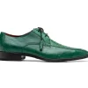 Best Marco di Milano Andretti Ostrich Leg Shoes Green Lemon GreenLemon