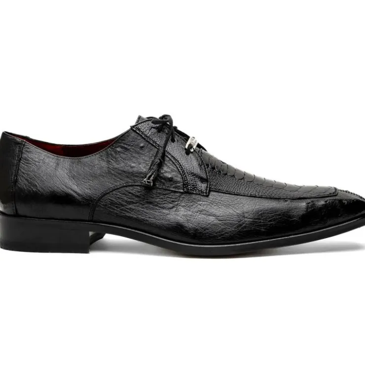 Clearance Marco di Milano Andretti Ostrich Leg Shoes Black