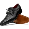 Clearance Marco di Milano Andretti Ostrich Leg Shoes Black