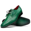 Best Marco di Milano Andretti Ostrich Leg Shoes Green Lemon GreenLemon