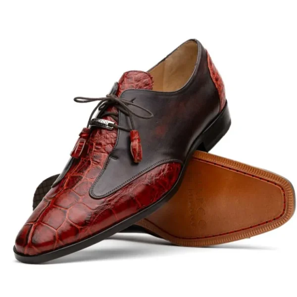 marco_di_milano_anzio_all_1-5.webp Store Marco di Milano Anzio Alligator & Calfskin Derby Cognac