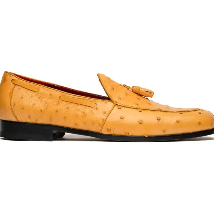 Cheap Marco di Milano Aubiere Ostrich Quill Tassel Loafers Buttercup