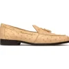 New Marco di Milano Aubiere Ostrich Quill Tassel Loafers Orix