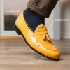 Cheap Marco di Milano Aubiere Ostrich Quill Tassel Loafers Buttercup