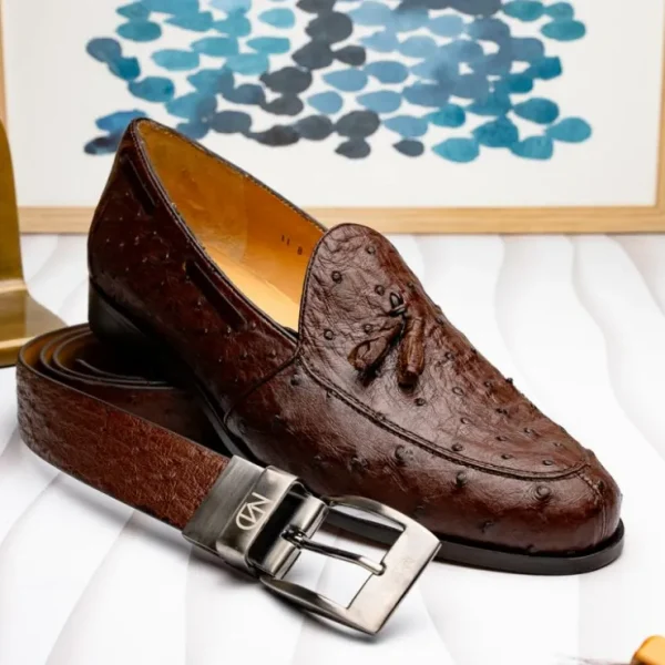 marco_di_milano_aubiere_o_13.webp Outlet Marco di Milano Aubiere Ostrich Quill Tassel Loafers Brown