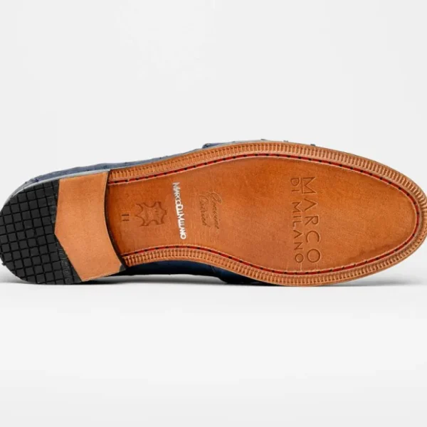 marco_di_milano_aubiere_o_4-5.webp Flash Sale Marco di Milano Aubiere Ostrich Quill Tassel Loafers Navy